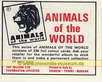 Panini - Chinchilla Tradingcard
